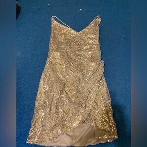 Silver Sequins Dress